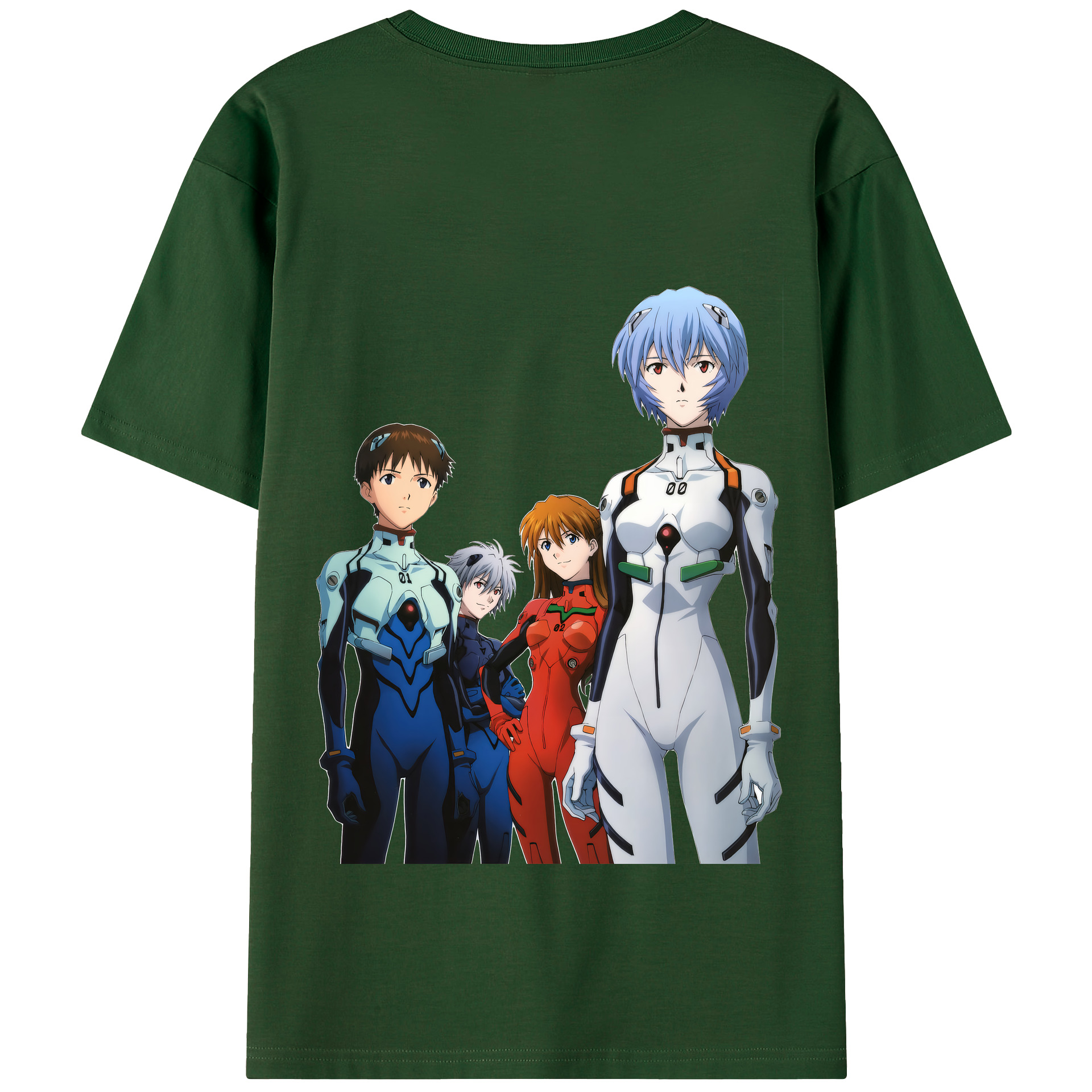 （画像用） EVA 新世紀エヴァンゲリオン 綿100％半袖Tシャツ（背面プリント）